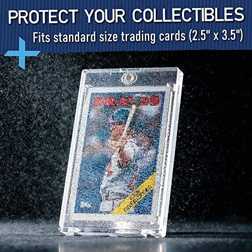 Premium Magnetic Card Holder (25 Pack) | 180Pt Magnetic Card Holders For Trading Cards. Pro Uv Card Protectors With Ultra Clear Design, One Touch Magnet Case For Trading And Mtg Cards. #TOP2