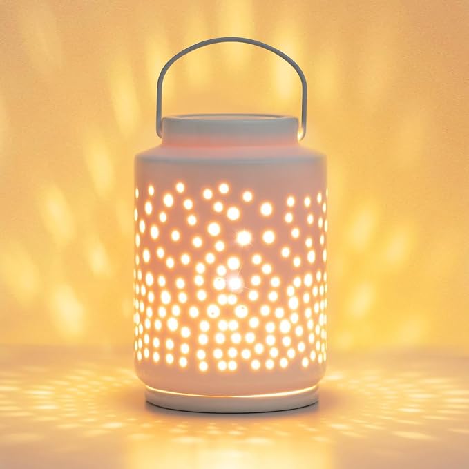 Bobolyn Wax Melt Burner Warmer Ceramic Electric Oil Burner Melter Fragrance Oil Burner for Home Office Bedroom Living Room Gifts & Decor