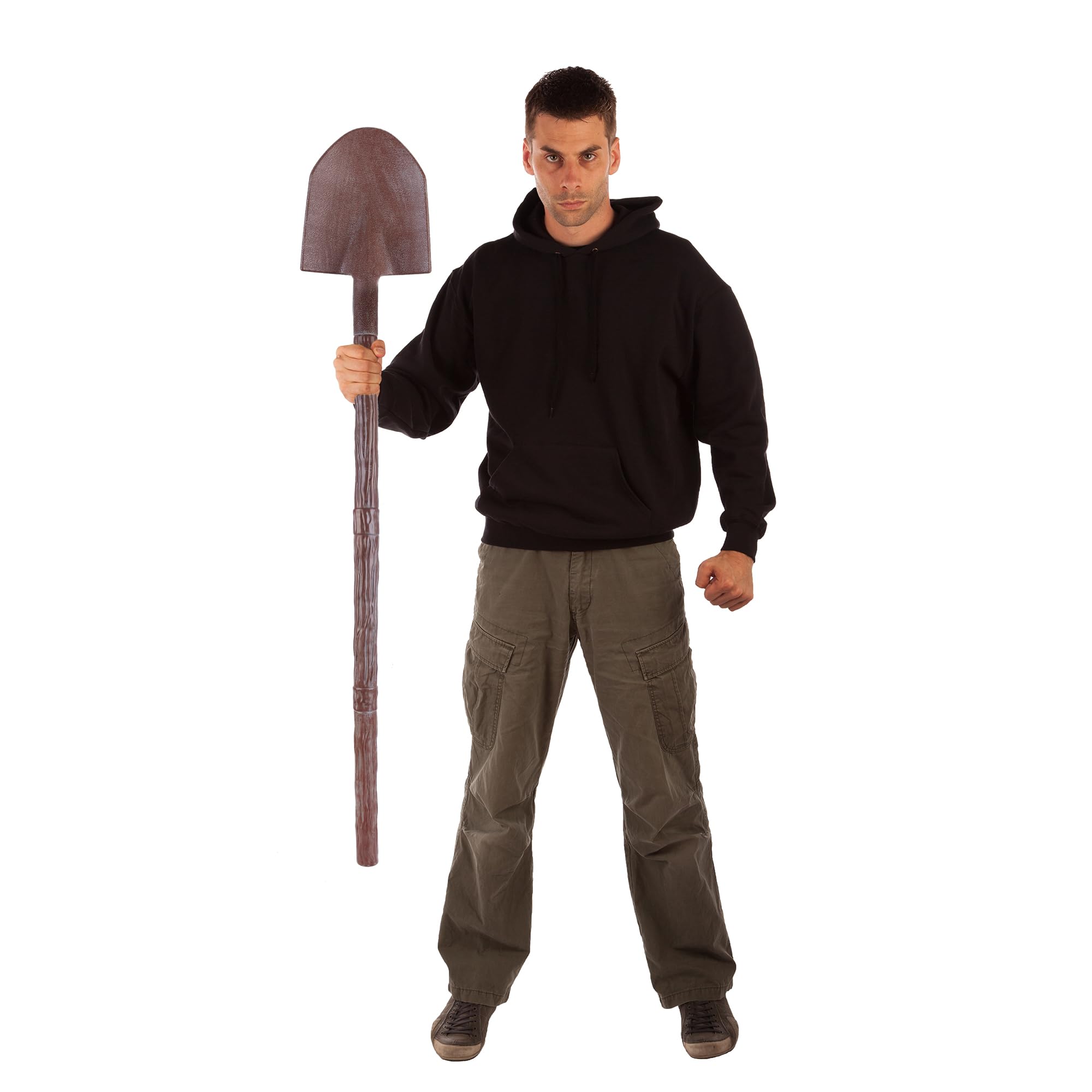 Halloween Kunststoff Schaufel-50inches Halloween Requisiten Halloween Party, Serienmörder Kleidung Zubehör Tod Kostüm Dress up Abnehmbare Cosplay Zubehör, langlebig und leicht