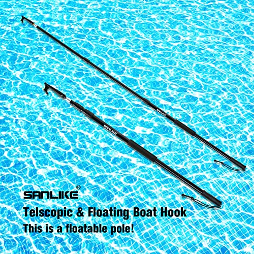image for SANLIKE Boat Hooks for Docking 12FT Heavy Duty Telescoping Extension P