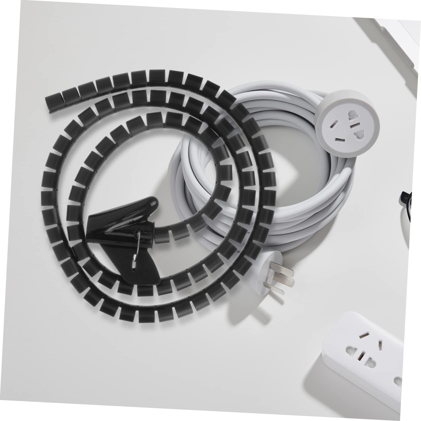 DOITOOL 4piezas Manga Flexible De Gestión De Cables para Organizar Cables Tubo Enrollable para Mantener El El y