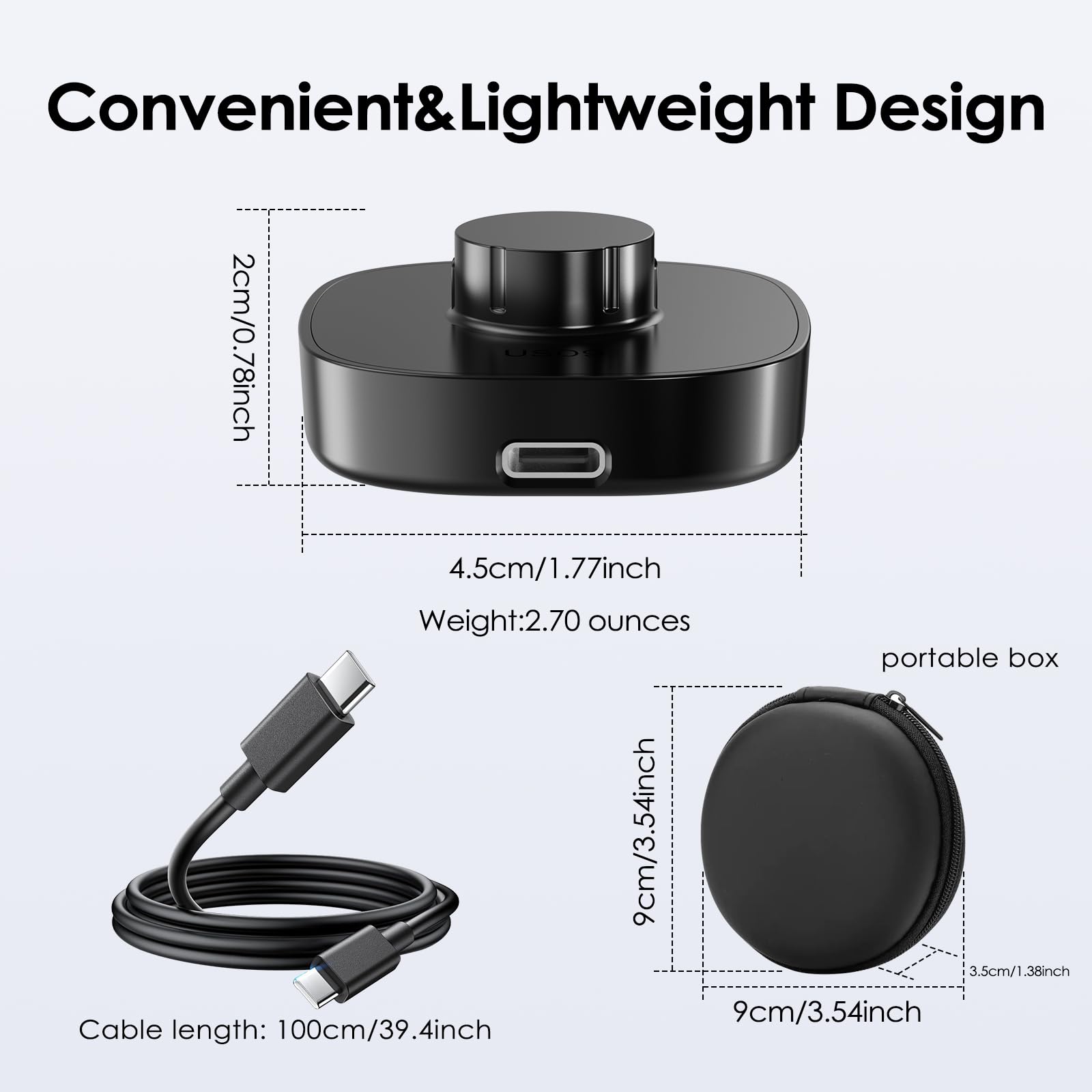 Amazon.co.jp: WONJOY Oura Ring 4 充電器、USB-Cケーブル付き高速充電 