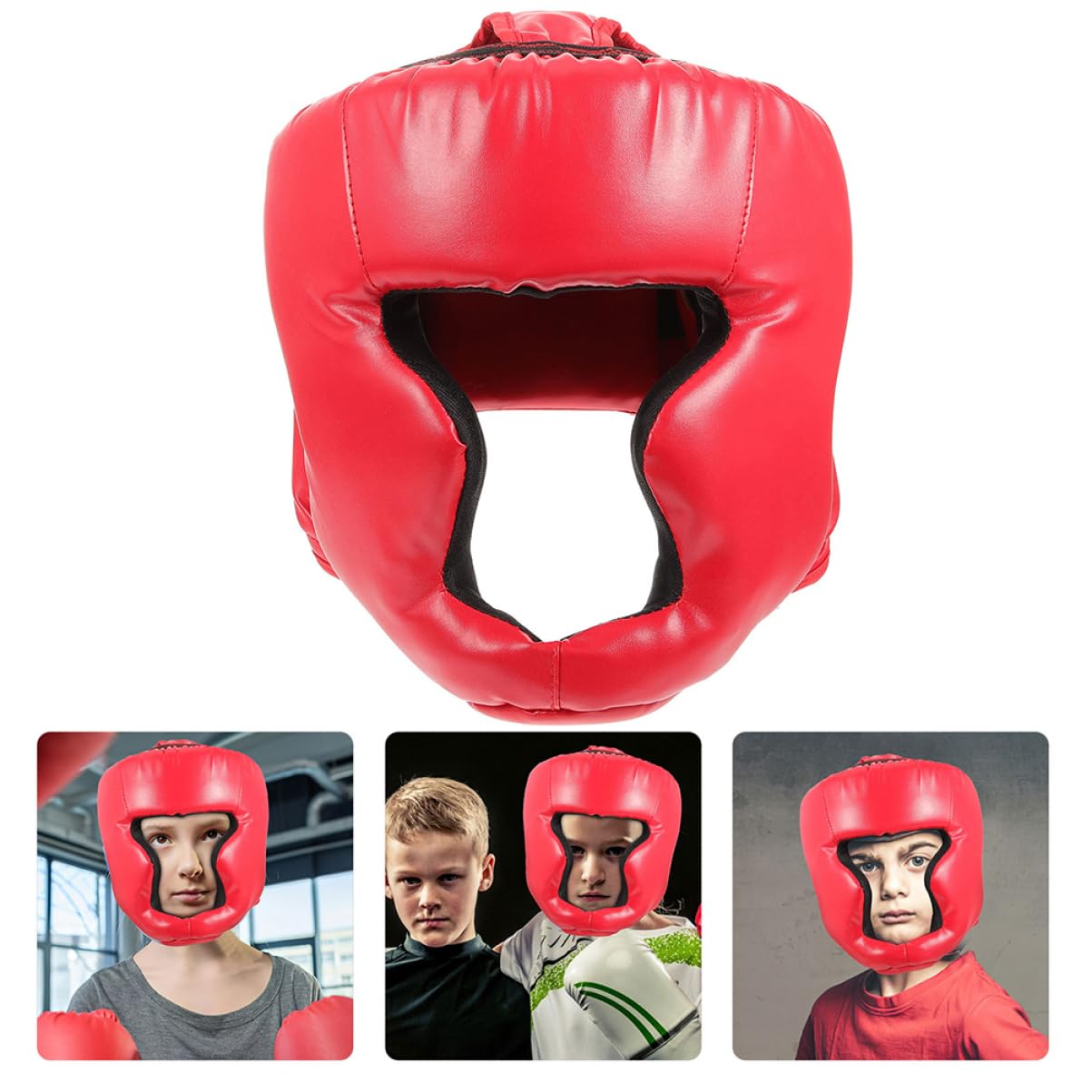 CLISPEED Casque de Protection pour Boxe et Arts Martiaux Ajustable et Mousse pour Entraînement et Combat Confort Optimal et Résistance Aux Chocs
