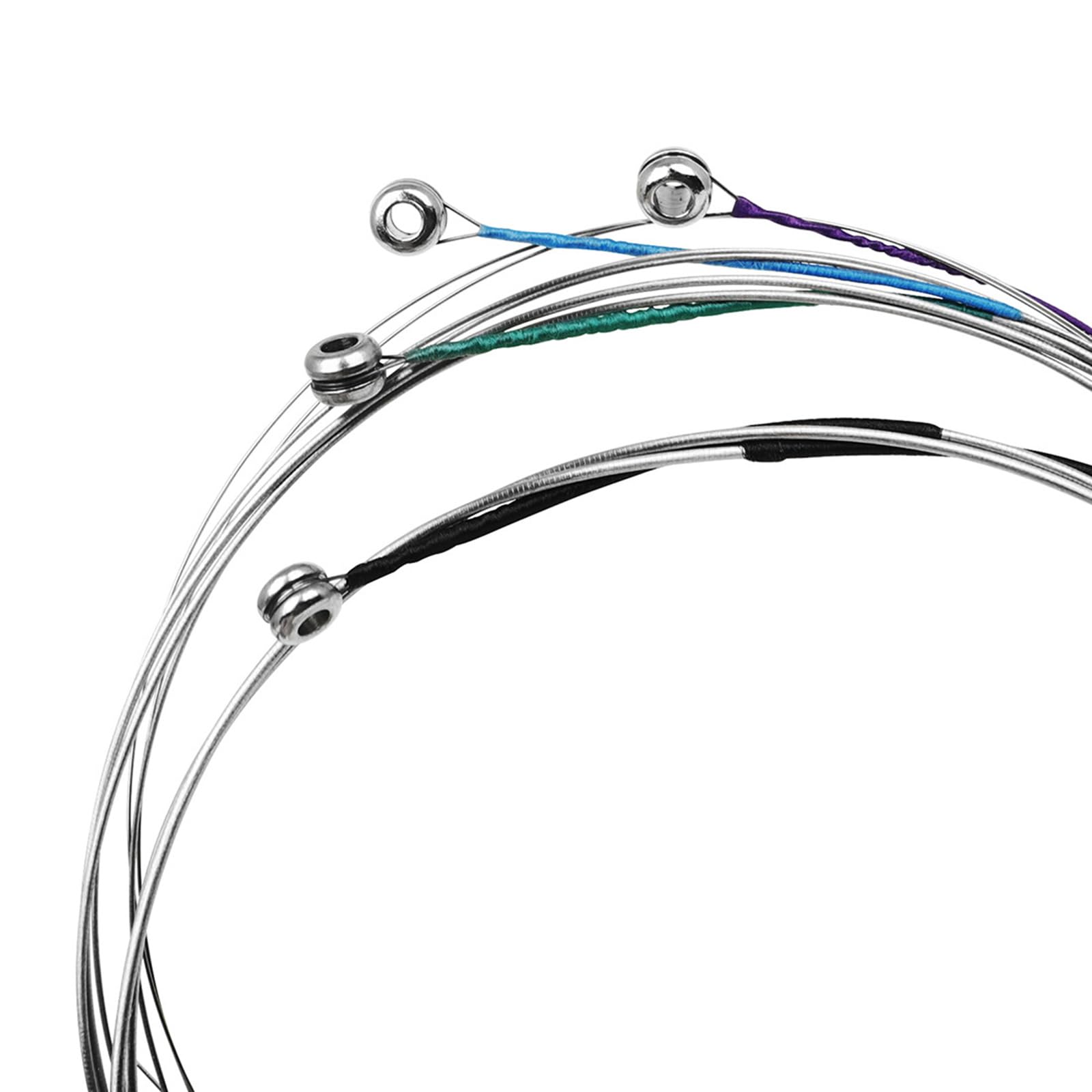 Montesy Set/4pcs And Clear Sounding Violin Strings Mellow Tones Violin Strings Suitable For Students And Professionals Nickel Silver Wound Strings