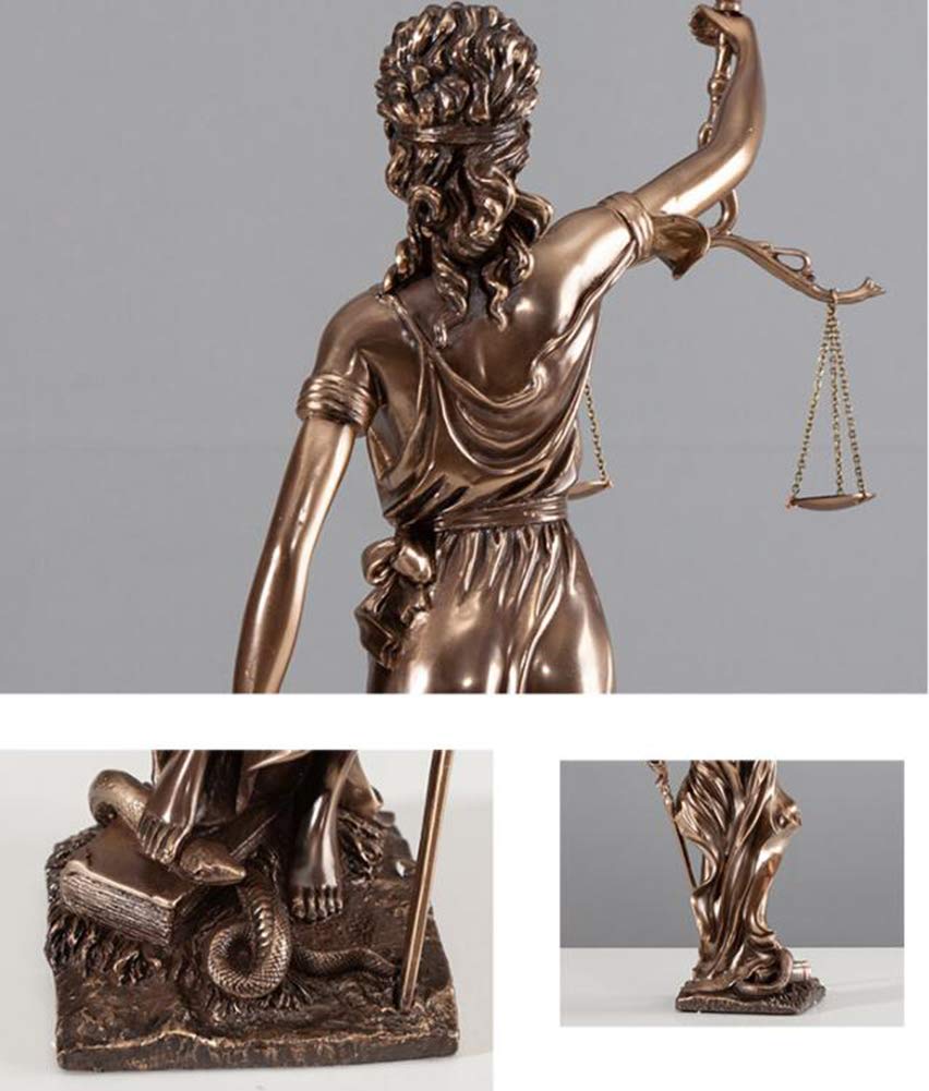 Amazon.co.jp: ギリシャの女神の彫刻、正義の女神テミス像正義の女神像