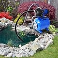 ZeHuoGe Shallow Well Pump with Pressure Tank, 1.6HP Irrigation Pump, Automatic Water Booster for Home Garden Lawn Farm (Blue+1000 gallons/per hour)