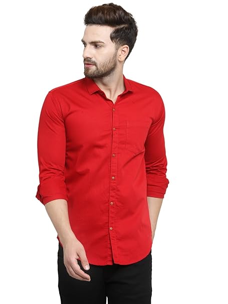 Blood red dress shirt Clearance