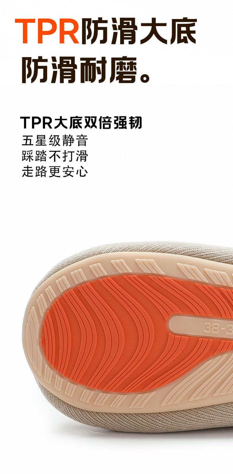 Pantofole Donna Ciabatte da Donna, Tomaia Morbida in Maglia, Fodera Felpa, Imbottitura Memory Foam-Bianco Sporco-38-39