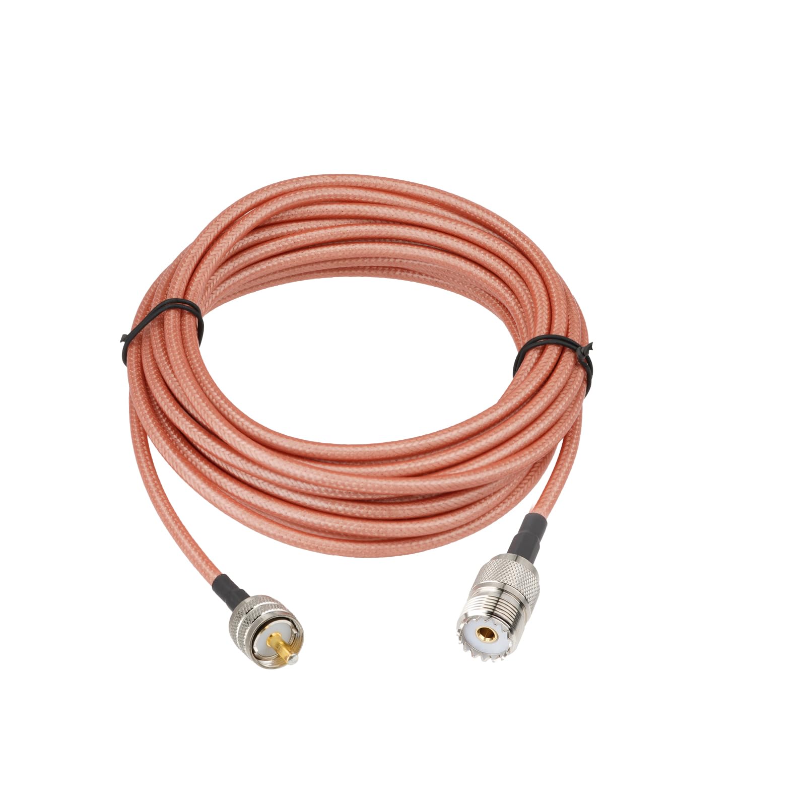 Superbat Câble Coaxial RG400 UHF PL259 Mâle vers SO239 Femelle 6m 50 Ohms