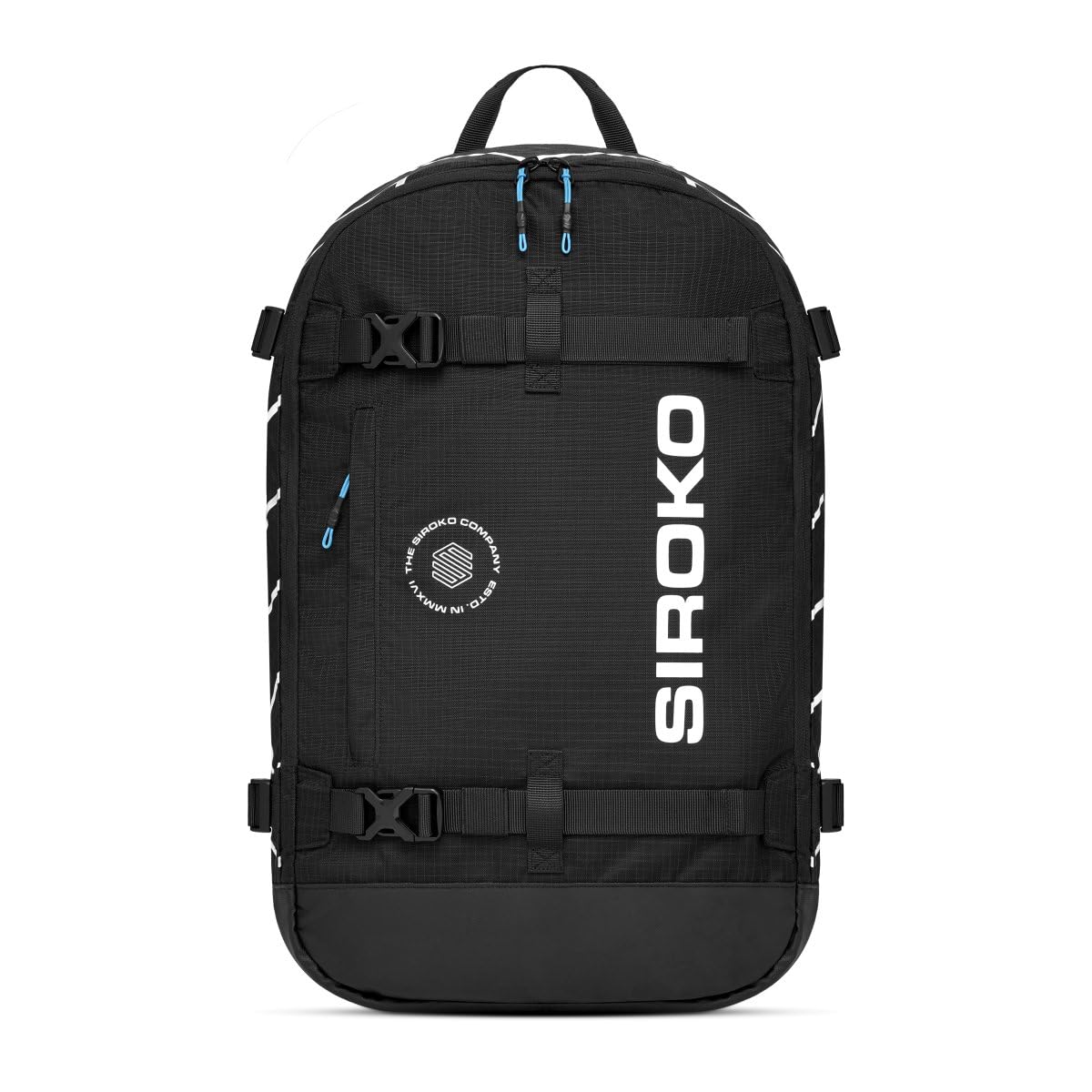 SIROKO Mochila compacta 18L nieve esquí Cove Negro