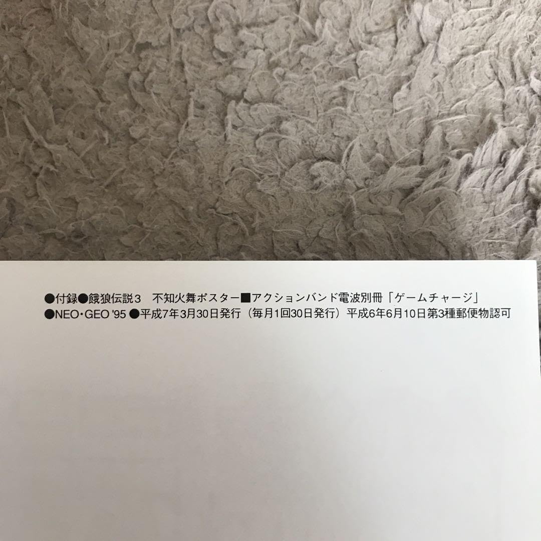 Amazon.co.jp: 餓狼伝説3 不知火舞 両面ポスター ゲームチャージ 