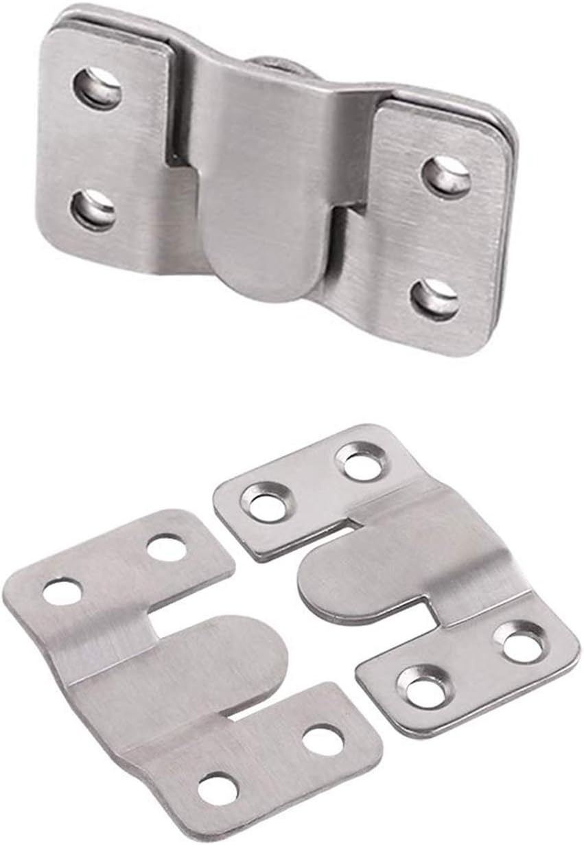 LIKERAINY Heavy Duty Large Metal Flush Mount Brackets Sectional Interlocking Connector for Sofa Furniture Photo Frame Mirror Panel Connecting Concealed Hanger Z Clips 20 Pairs