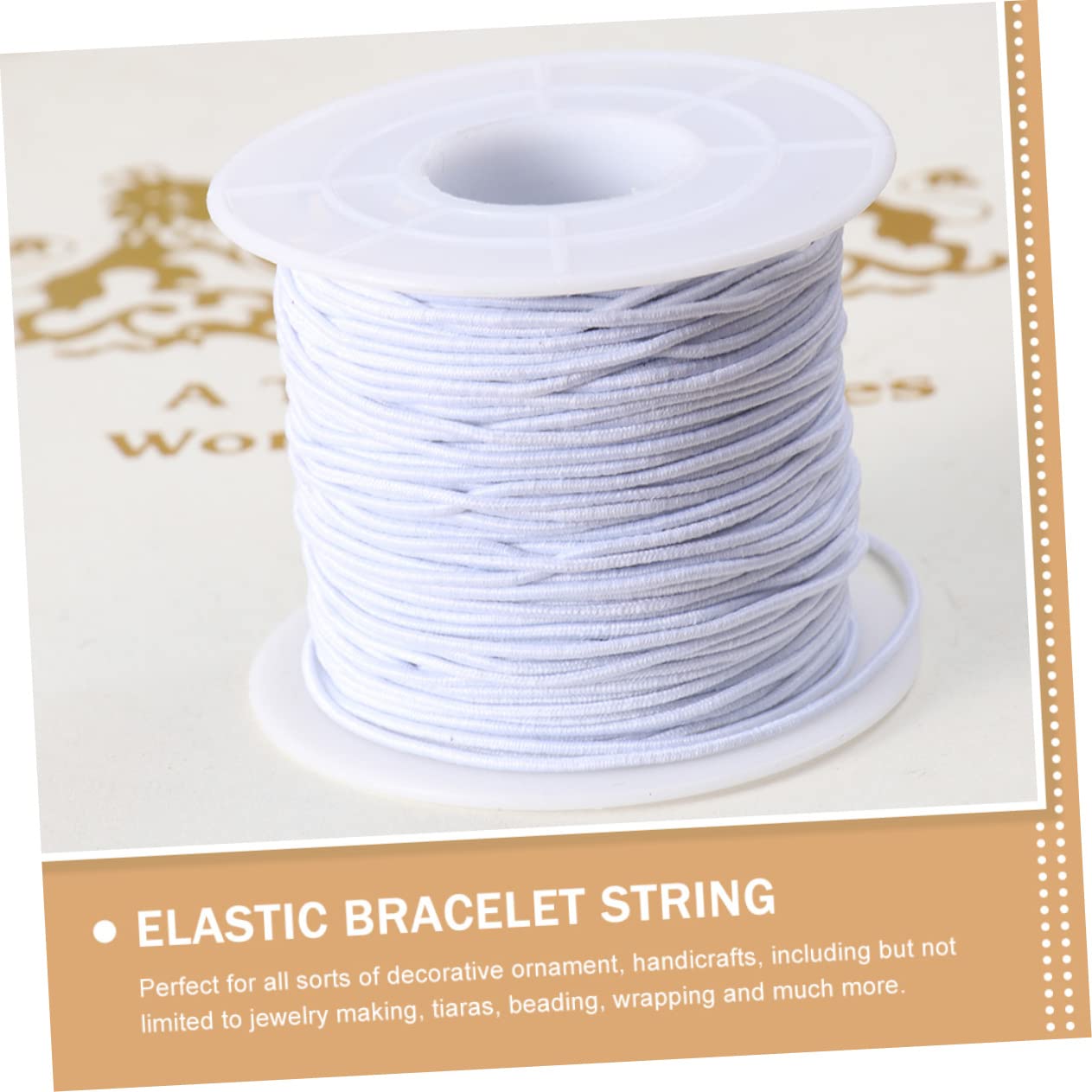TEHAUX 6rouleaux Bracelet Élastique Multi-Usage Fil Stretchy pour Création De Bijoux Bracelets Et Colliers