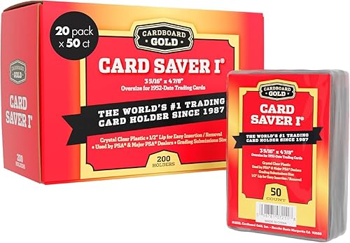 Miniatura 8 de Card Saver - 1  200 unidades  Soporte para tarjetas semirrígido, protectores de tarjetas de intercambio  Aprobado por la PSA para béisbol, comercio,