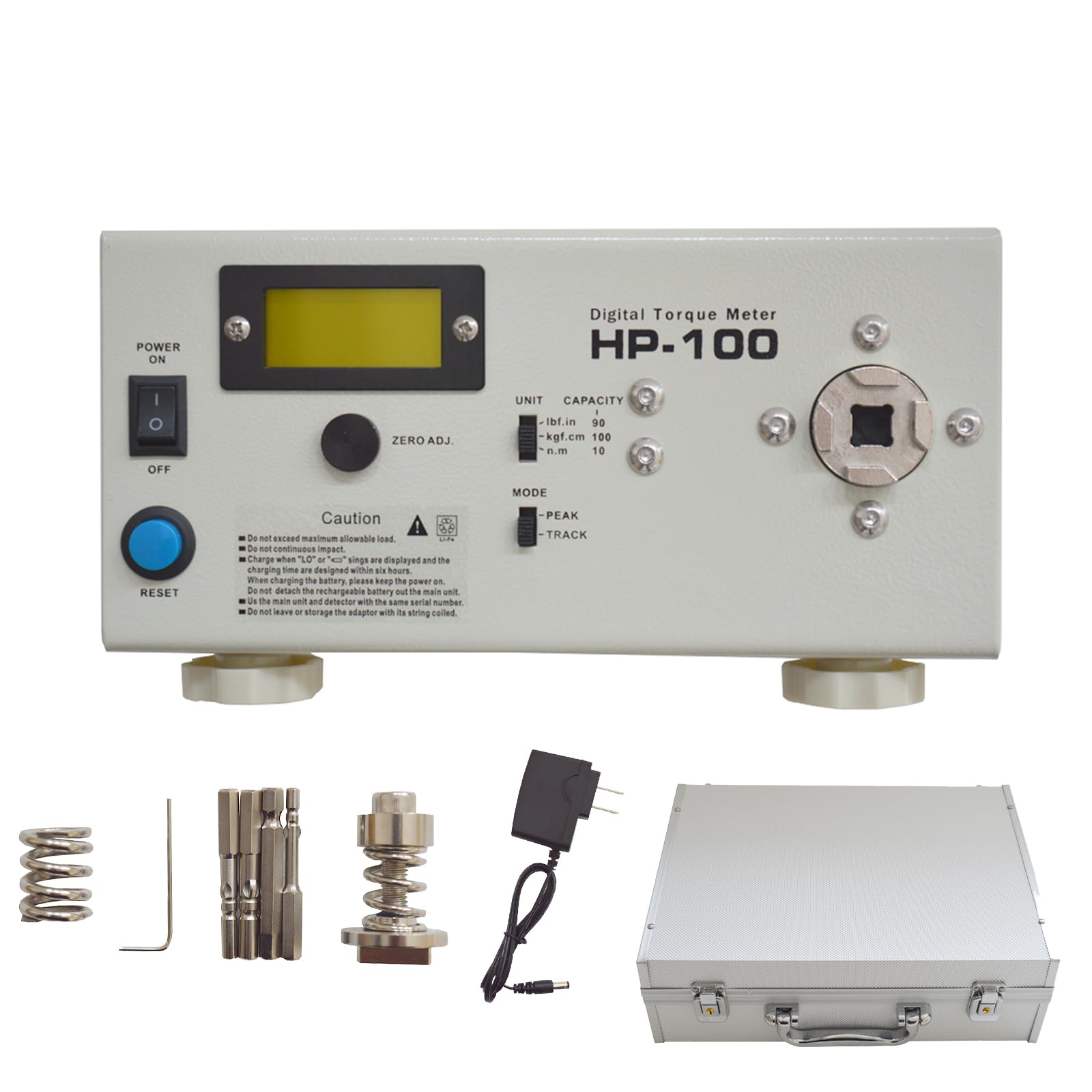 PreAsion HP-100 Intelligent Torque Tester Cap Torque Meter Digital Tester Multifunctional Measuring Tool Torque Tester(with box)