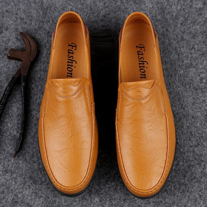 Loafer Premium Genuine Leather Men's Casual Shoes Slip On Mens Driving Penny Loafers for Men Lightweight Breathable - Image 7