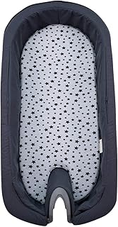 JANABEBE Sábana Bajera para capazo Stokke Xplori (BLACK STAR, Stokke Xplori)