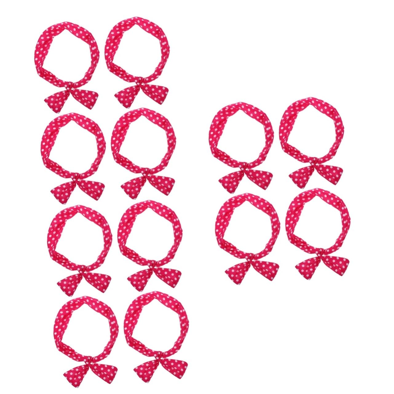 FRCOLOR 12 Piezas diadema con lazo Diademas antideslizantes diadema diaria damas diademas diadema turbante scrunchies hair band decoración del cabello de las niñas tocado de tela
