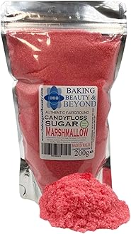 Baking Beauty and Beyond Premium Candy Floss Sugar 200g - Marshmallow Flavour