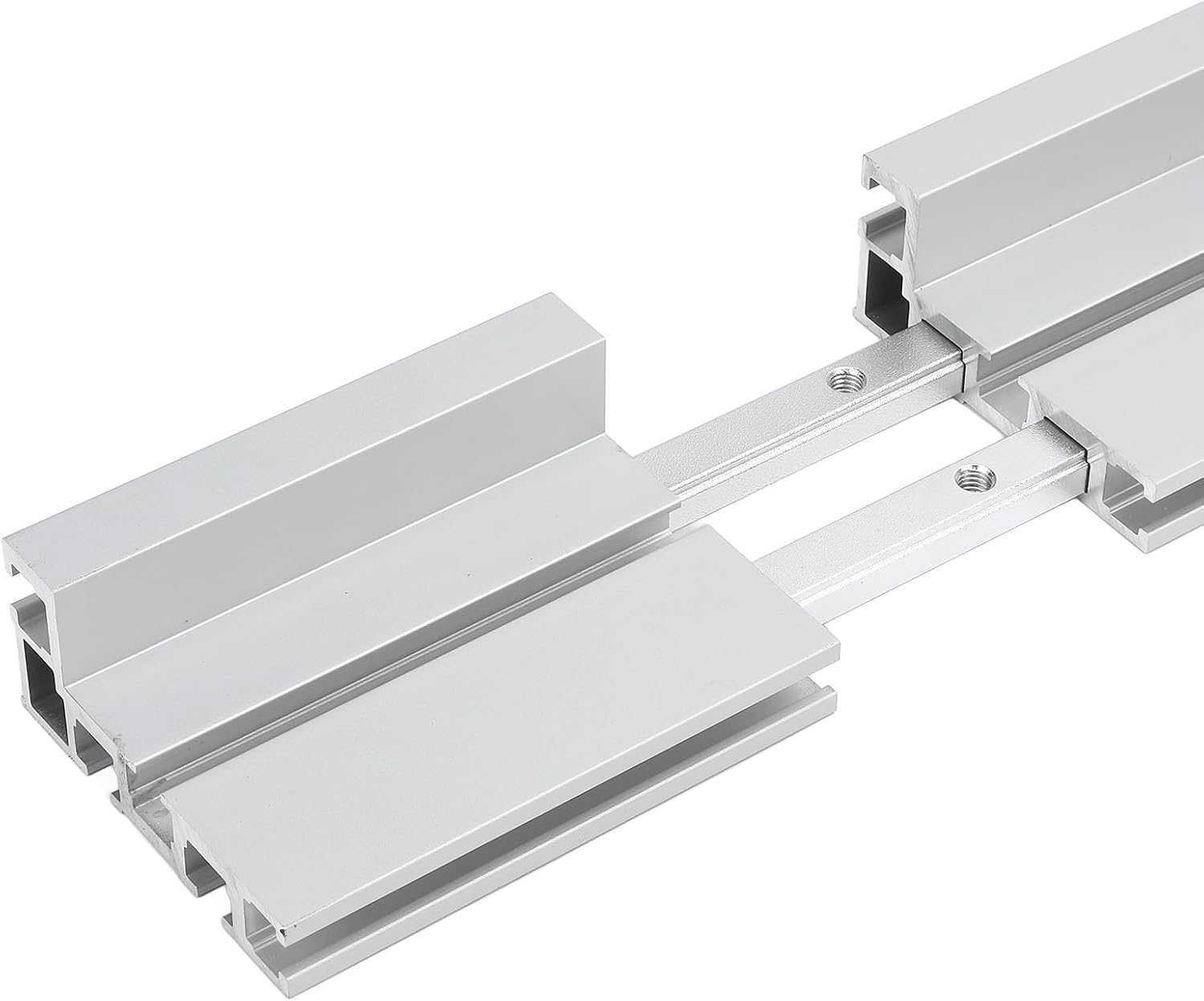 Telescoping Miter Fence, Aluminum Alloy Adjustable Miter Extension Fence 50-86cm for Woodworkers and DIY Enthusiasts