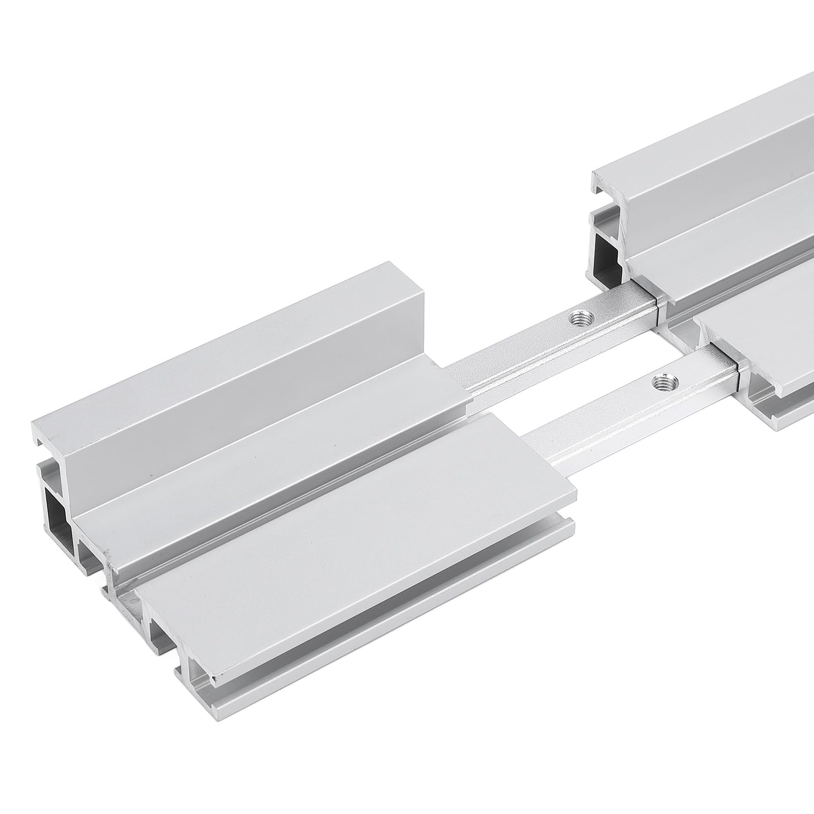 Cocoarm Ogrodzenie Ukośne, Teleskopowe Ogrodzenie Ukośne ze Stopu Aluminium 50-86 Cm do Projektów Obróbki Drewna i pił Stołowych