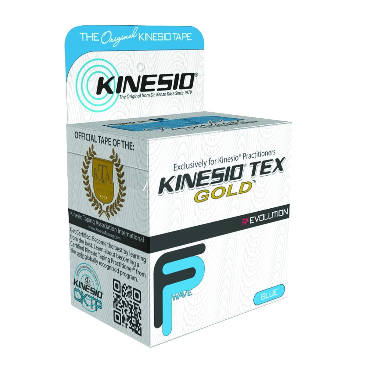 Kinesio"Tape, Tex Gold Fp, 2"" X 5.5 Yds, Blue, 6 Rolls