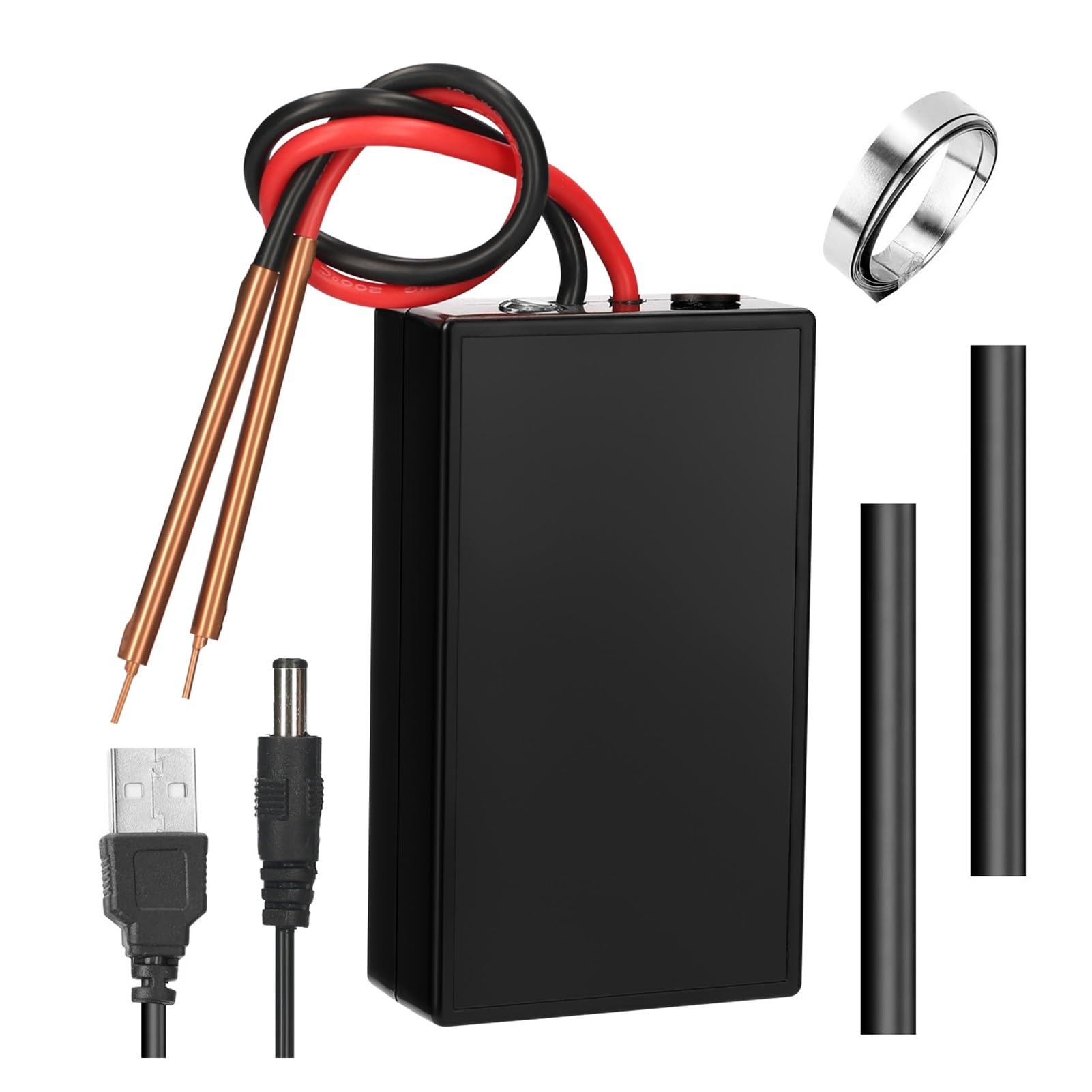 Handheld Mini Spot Welder 6 Gear Adjustable DIY Welding Machine with Nickel Sheet for Battery Plate The Weld is Strong(A)