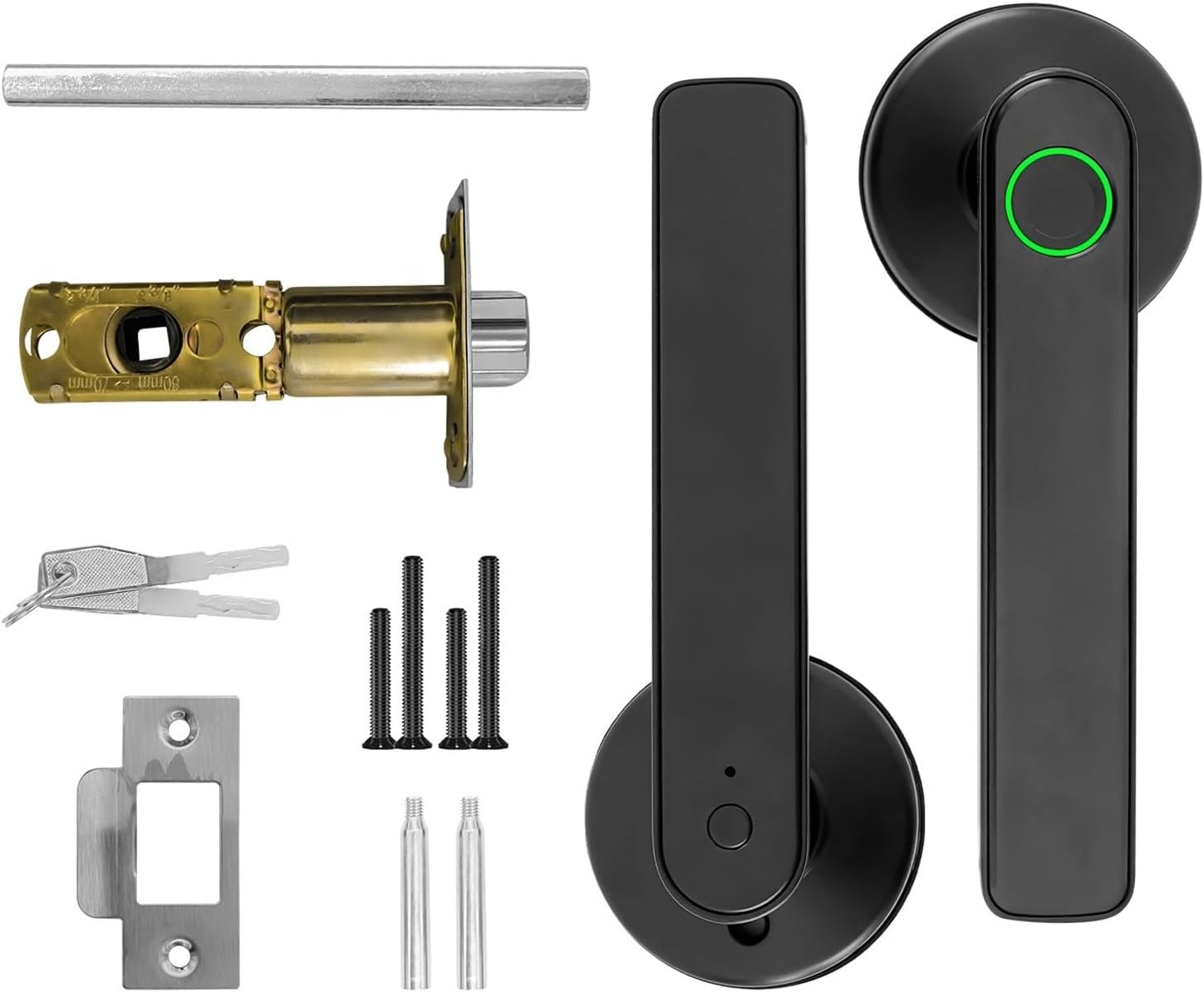5-in-1 Door Lock Home Products Fingerprint Locks Remote Control App Unlock Support Password IC Card Key(5 in 1 Lock)
