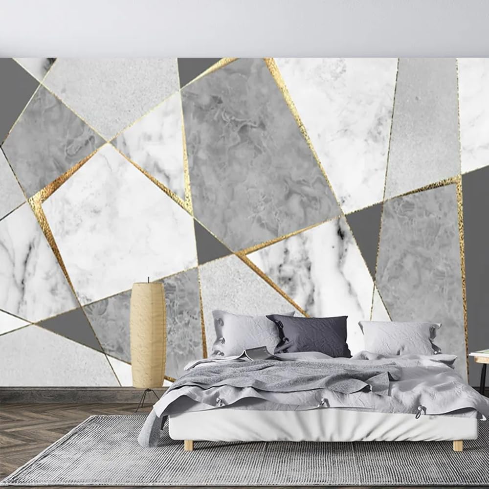 JSEVE Papel Tapiz De árol Blanco Y Gris Brillante, De 16 X 354