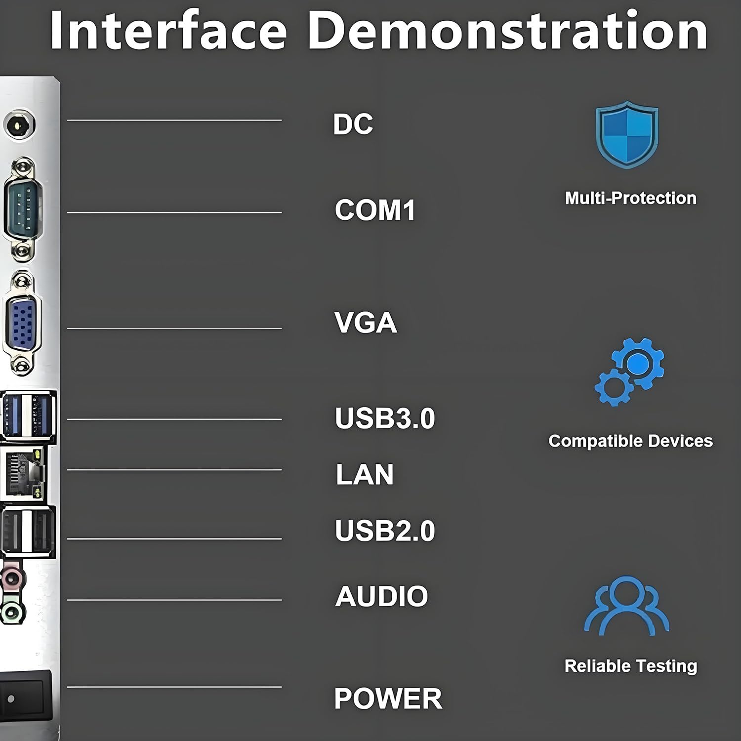 TPV con Pantalla táctil de 15,6 Pulgadas, Caja registradora Inteligente con Pantalla táctil, Sistemas operativo Windows 10, Ideal para restaurantes y Negocios