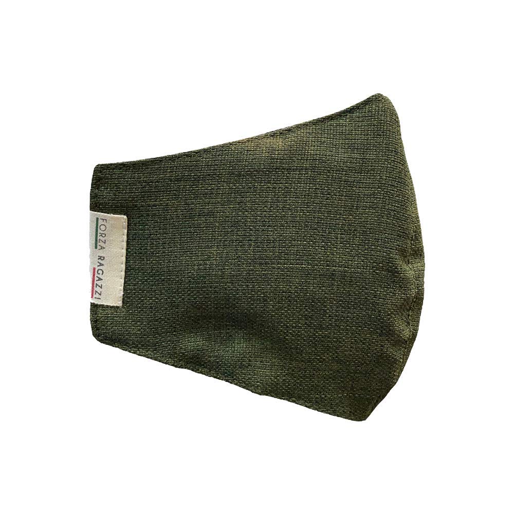 Premium Protective Cloth Face Mask - Green Linen