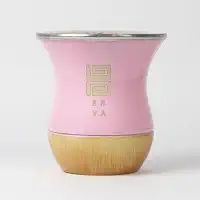 Cuia Chimarrão 200ml Rosa Black Erva