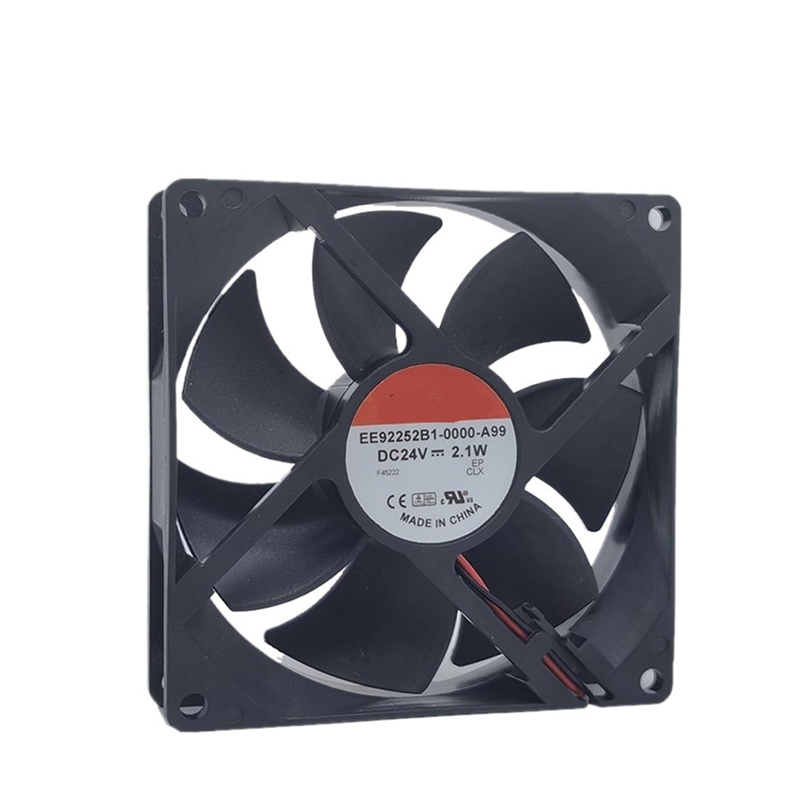 TPKMVGAP EE92252B1-0000-A99 DC 24V 2.1W 92x92x25mm 2-Wire Server Cooling Fan(2-wire E1 plug)