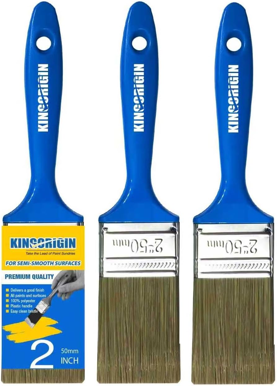 King Origin Versatile Paint Brush Set,2 Inch Paint Brushes, Small Paint