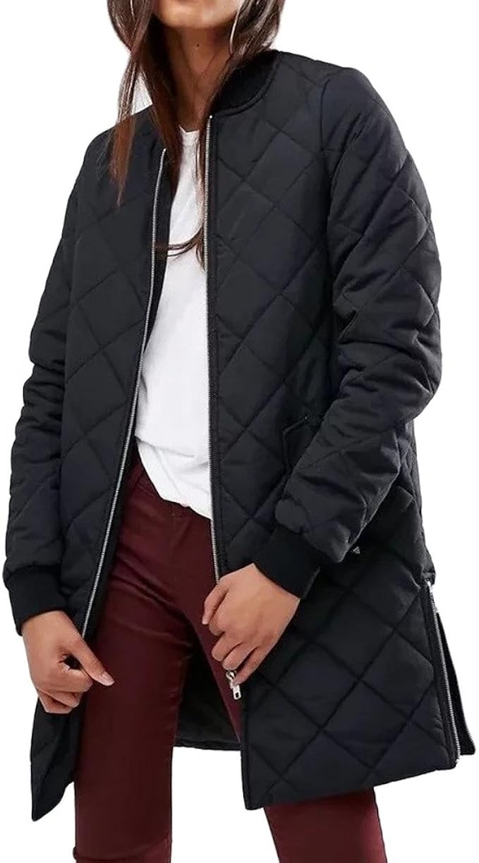 long bomber jacket womens