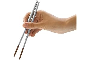 Kikkerland Collapsible Travel Chopsticks, Ideal for On-the-Go Dining