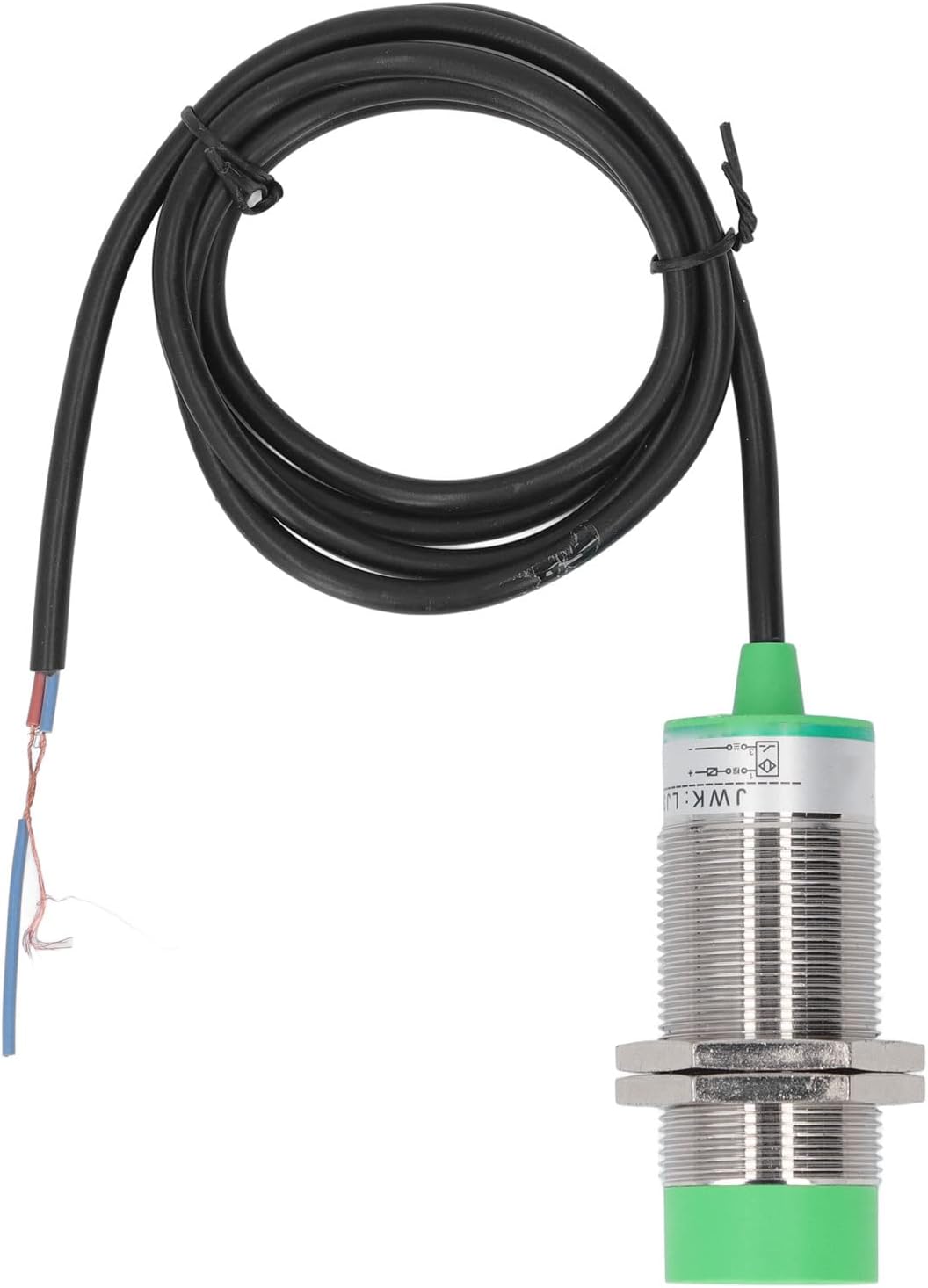 PNP Proximity Sensor, Aluminum Alloy, Approach Switch, with IP65 Grade for DC 10-36V, 15mm Detection Distance, Pack Includes 5 Pcs for Use and Replacement