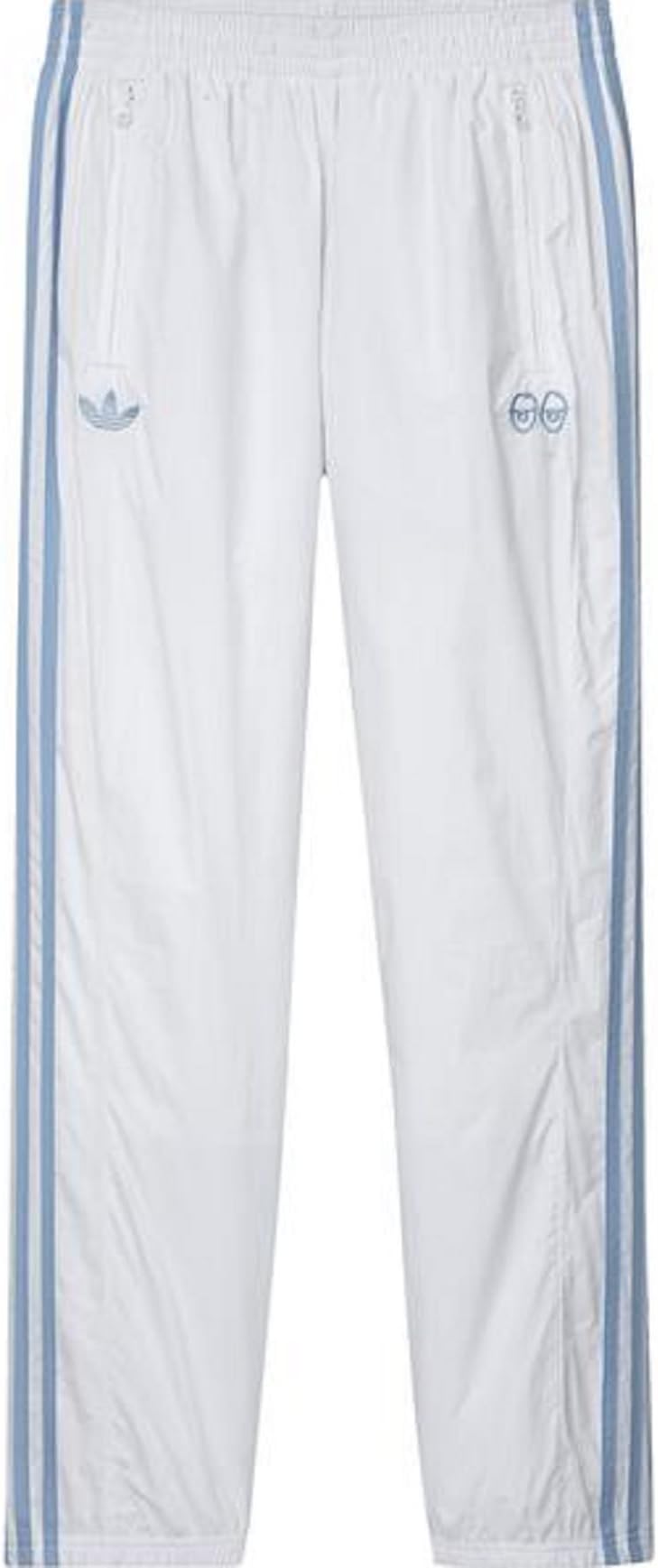 adidas Mens KROOKED Pants CW3371_2XL - White,CLBLUE