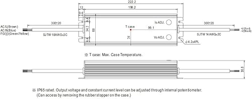 Miniatura 11 de Meanwell impermeable corriente ajustable 12V 320w 5 años garantía LED fuente de alimentación transformador UL aprobado 120 a 12 voltios DC salida