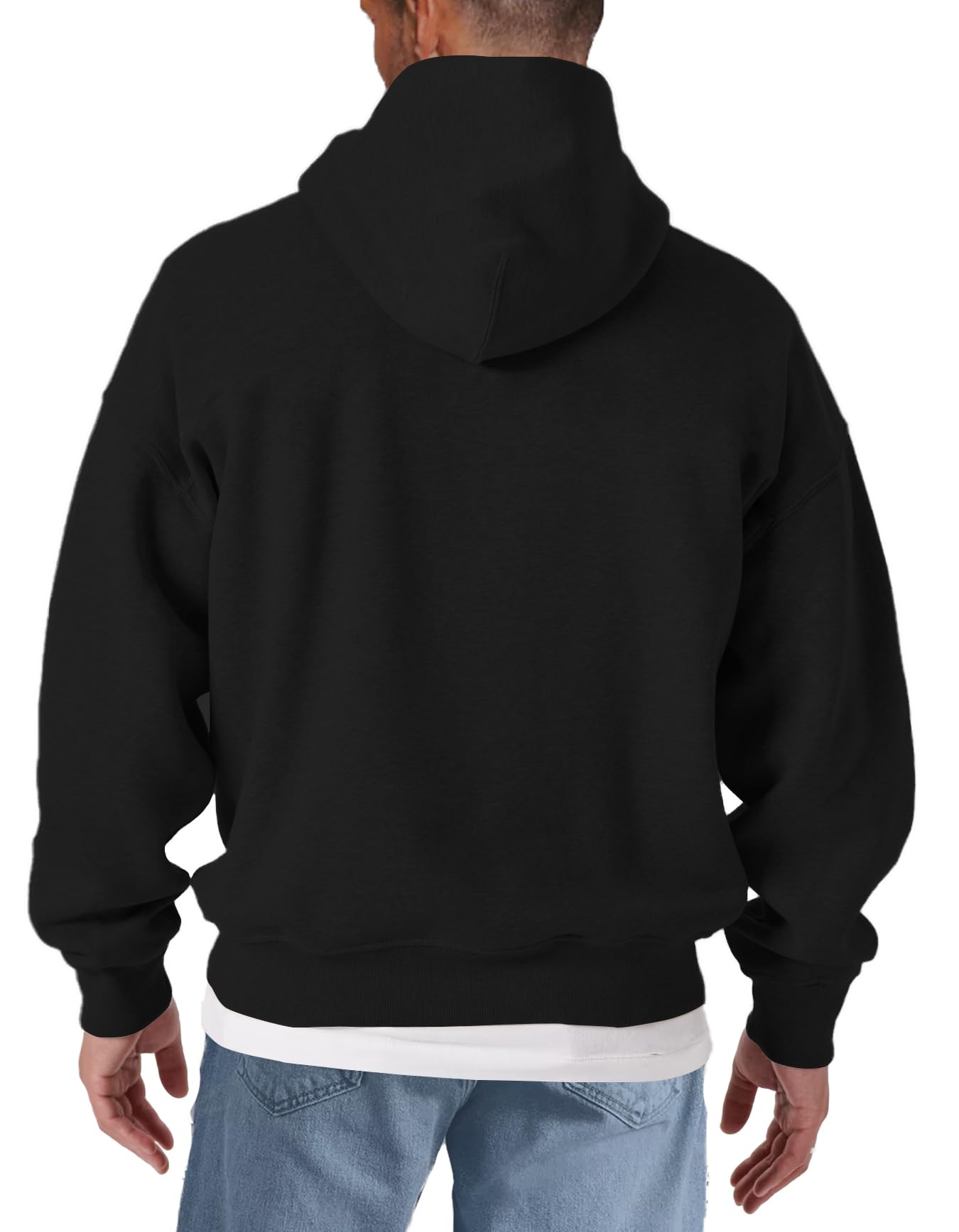 MAKAYA bluza z kapturem męska z motywem róż siłownia GYM styl streetwear vintage boho hoodie