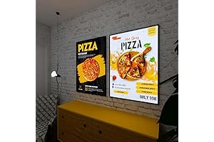 Restaurant Lighting: Ultra-Thin LED Light Box for Illuminated Posters and Menus