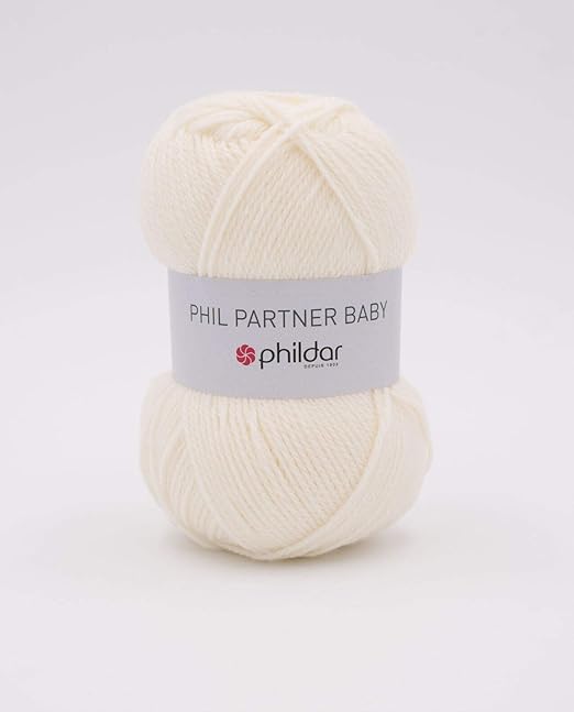 Phildar Phil Partner Baby Blanc Amazon Fr Cuisine Et Maison