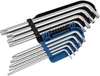 Vista 1 de X-DREE Juego de llaves Torx Star a prueba de manipulaciones de brazo largo 9 en 1