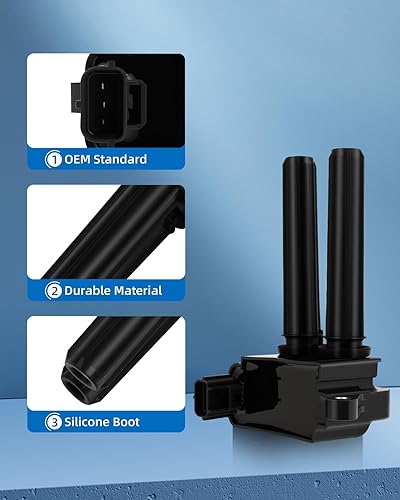 Miniatura 2 de ECCPP UF504 8 bobinas de encendido con 16 bujías de iridio para Chrysler para Dodge para Ram para Jeep 300 Aspen Challenger Durango Magnum Charger