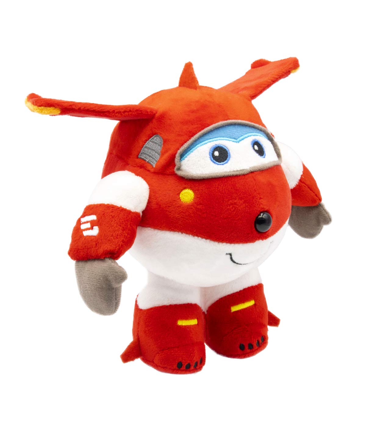 Peluche SuperWings Ufficiale 26 Cm – Jett L'Aereo Rosso | Morbido E Collezionabile Per Bambini