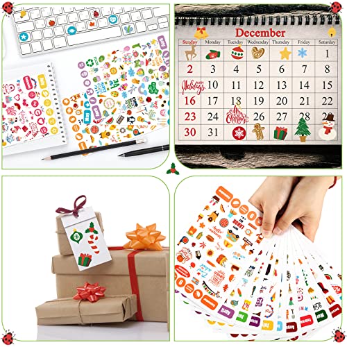 24 Sheets Daily Planners Monthly Celebrations Planner Stickers For Calendar Decorating, Planning, Scrapbooking, Holiday Seasonal General Events, 1,100+ Stickers Per Pack #TOP6