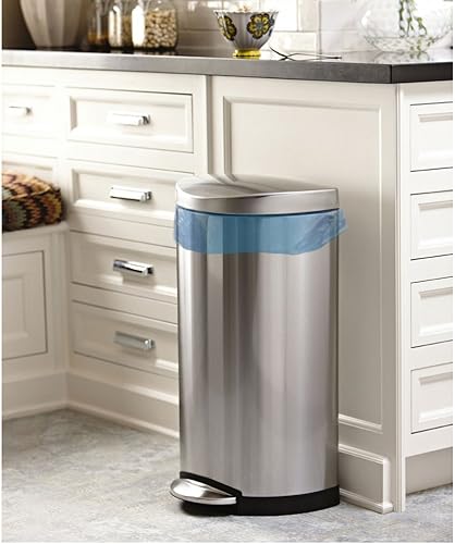 Miniatura 5 de Hommp Bolsas de basura medianas de 8 galones, bolsa de basura de cocina, 60 cuentas3 rollos