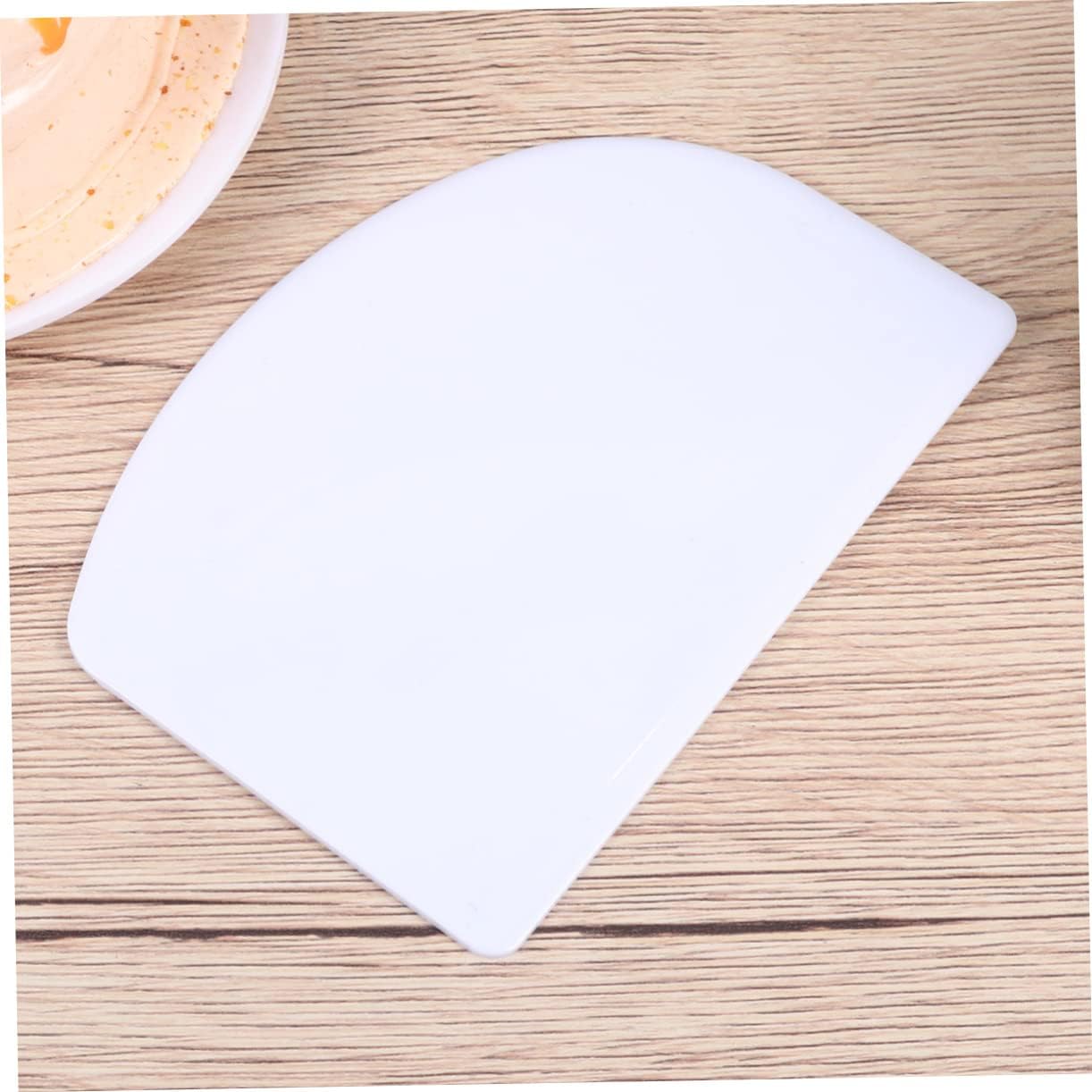 4Pcs Cream Scraper PP Plastic Baking Tool for Cake Icing Smoothing