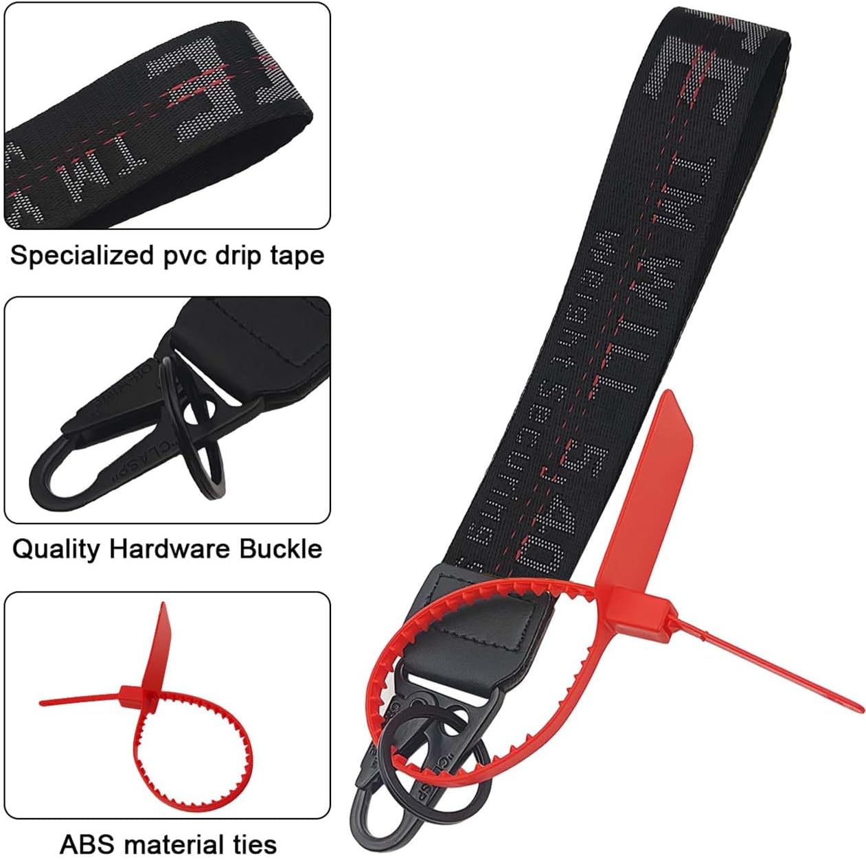 YuCool Car Keychain,Webbing Keychain Wrist Strap,Key Ring for Cars Keys Wallets Decoration cute lanyard nice,Car Accessories