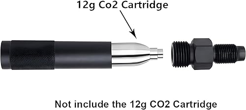 Miniatura 6 de Adaptador de cartuchos de CO2 de 0.42 oz en lugar de cápsula de Co2 de 3.10 oz o 3.17 oz, soporte de cambio rápido de CO2 compatible con Sig Sauer